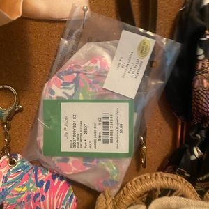 Lilly Pulitzer elephant keychain